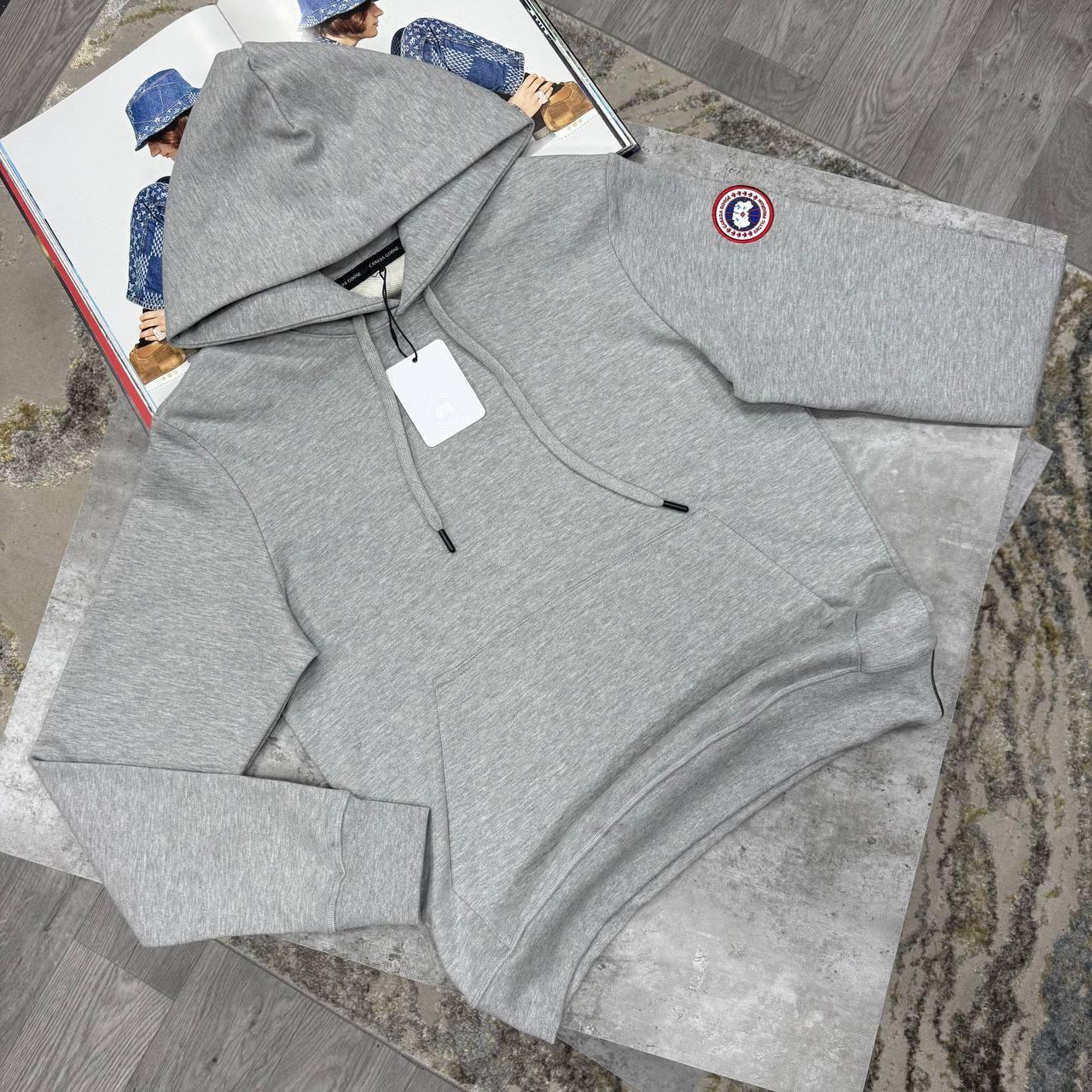 CG HURON COTTON HOODIE - GREY