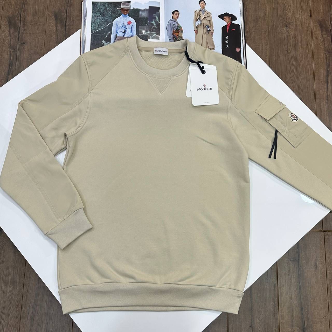 MNCLR COTTON JUMPERS - BEIGE