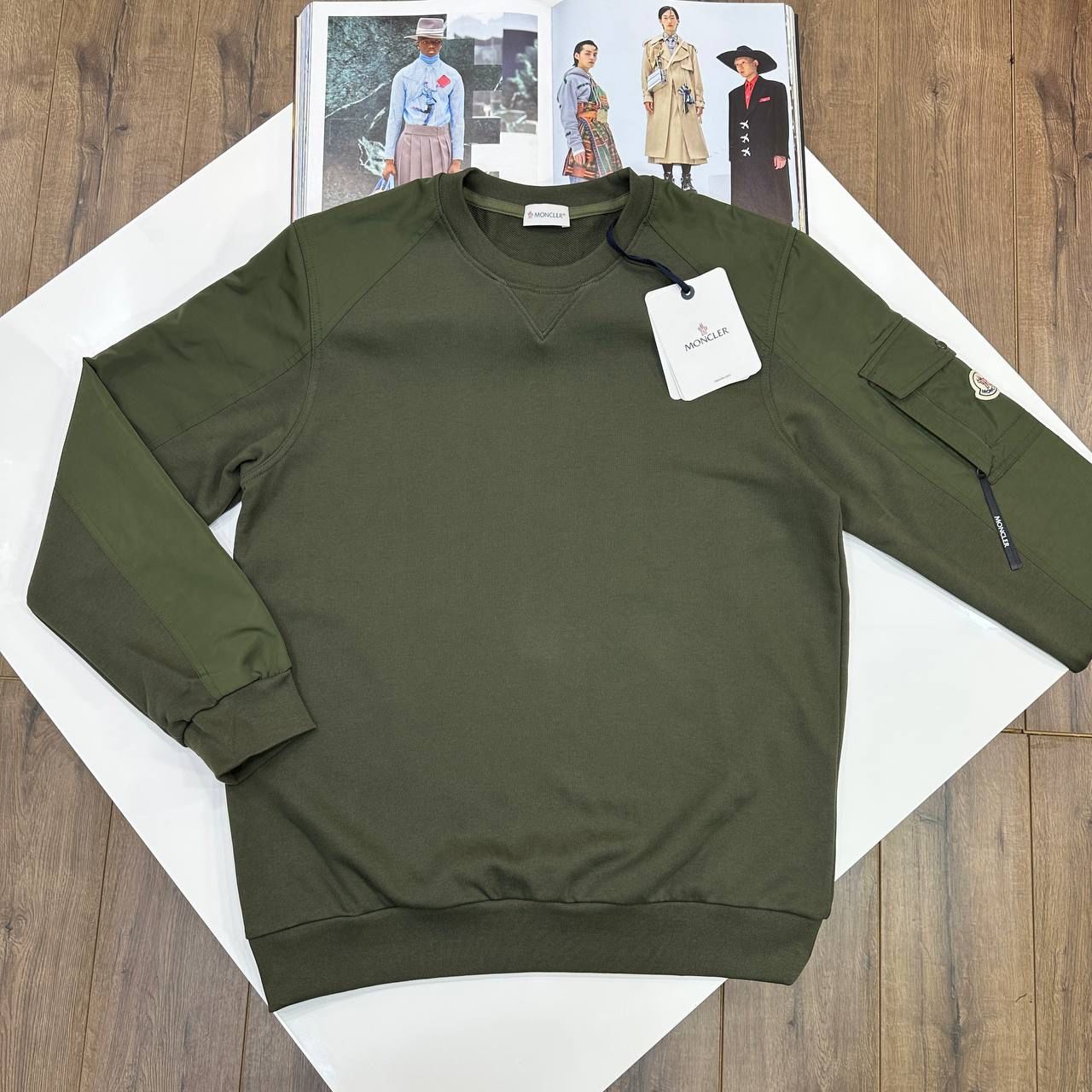 MNCLR COTTON JUMPERS - GREEN