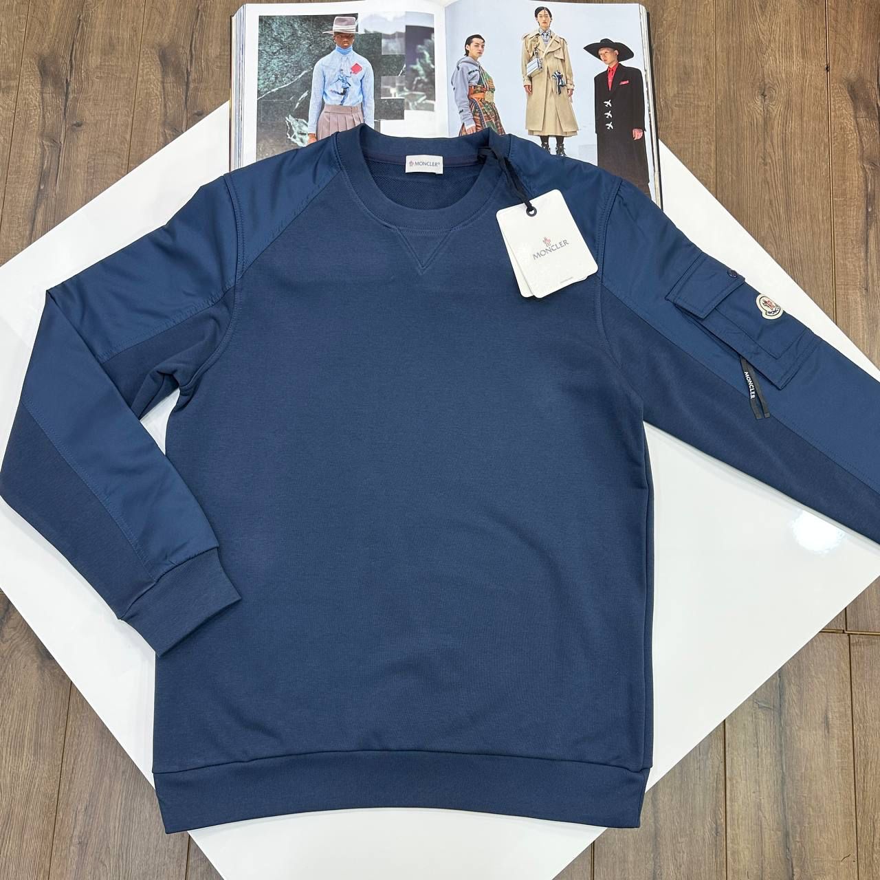 MNCLR COTTON JUMPERS - BLUE