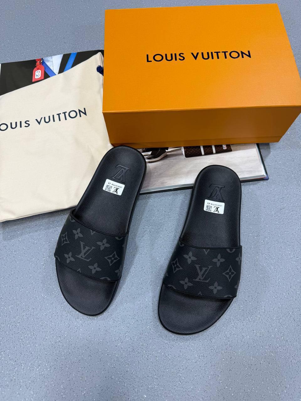 LVE WATERFRONT MULE SLIDES - BLACK