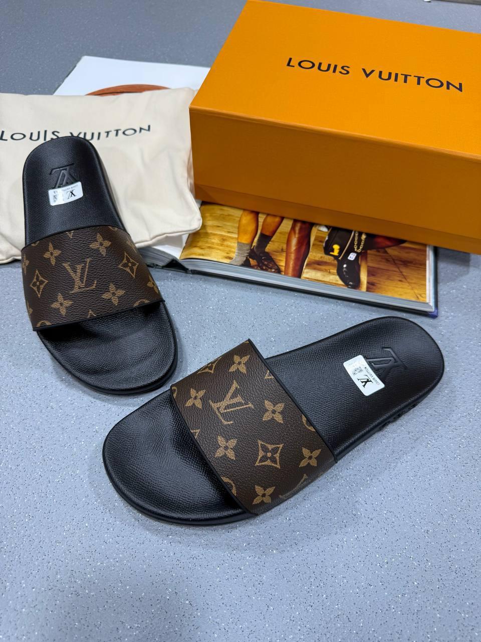 LVE WATERFRONT MULE SLIDES - BROWN