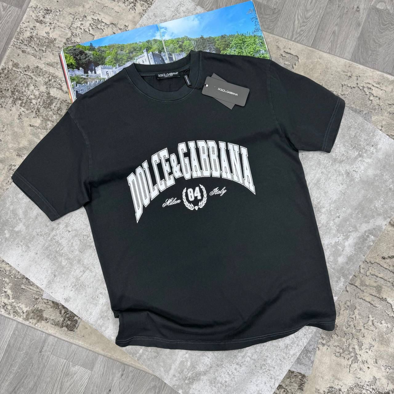 D&G COTTON TSHIRT - BLACK