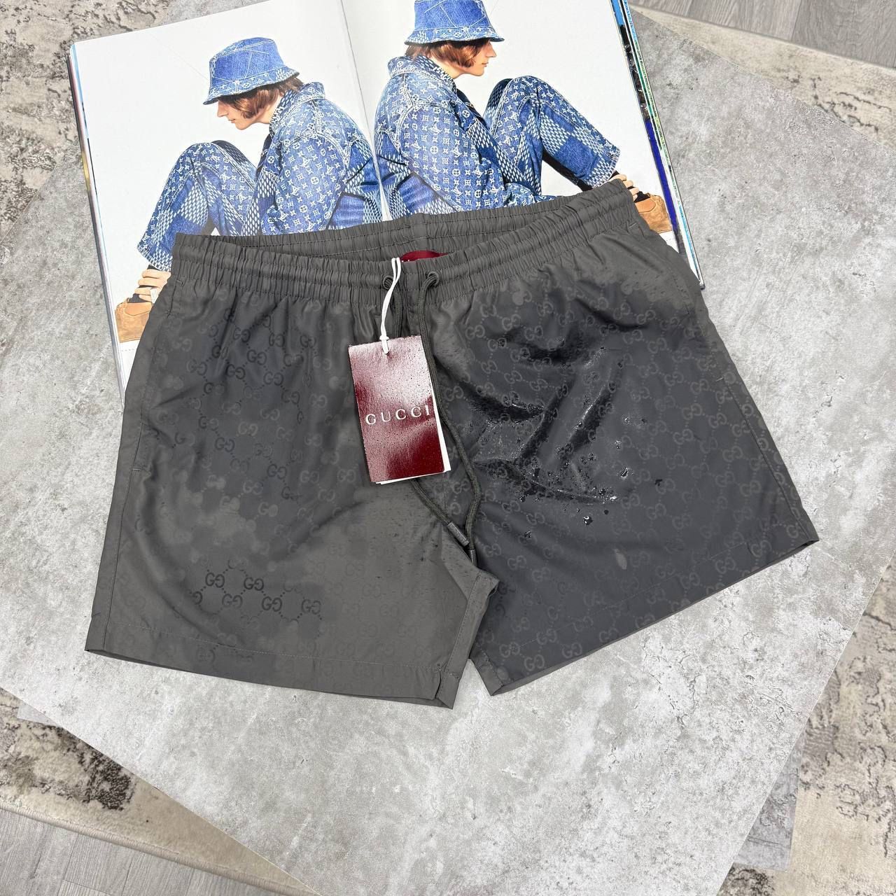 GCI NYLON SWIM SHORTS - CHARCOAL