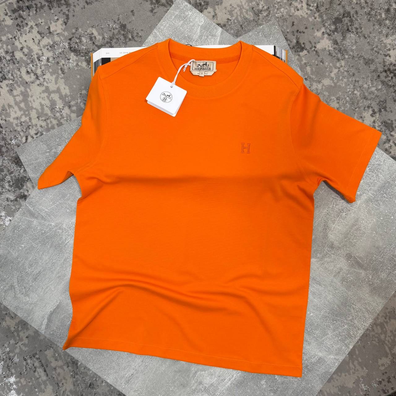 H H LOGO TSHIRT - ORANGE