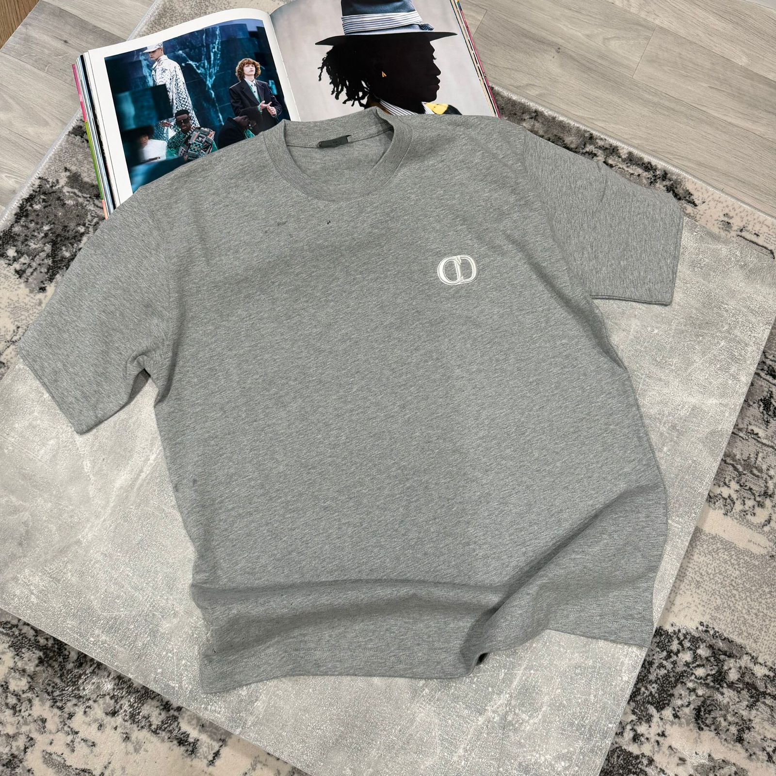 CD SMALL ICON TSHIRT - GREY