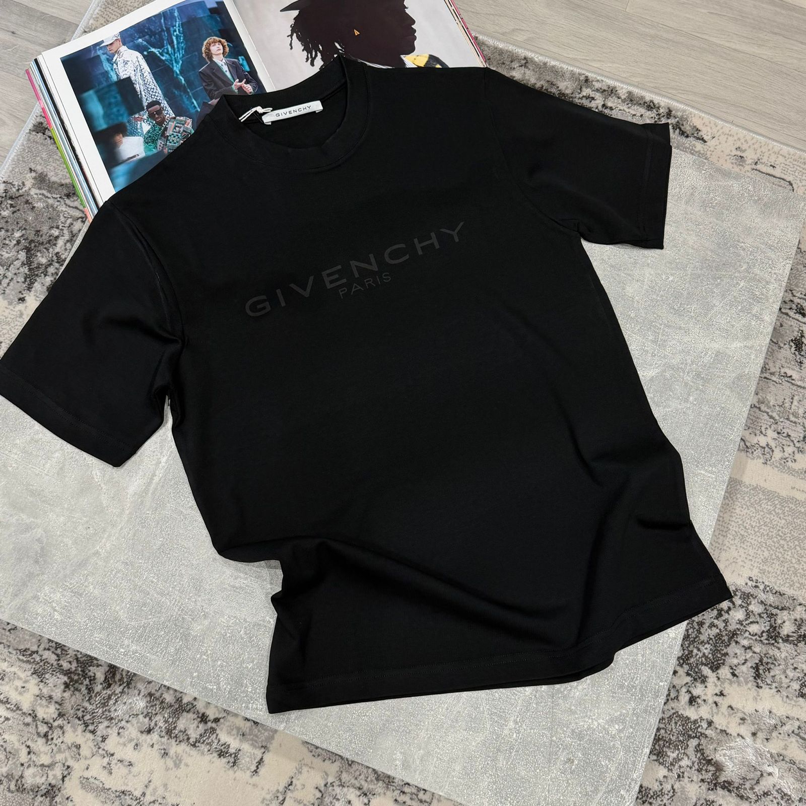 GVY COTTON TSHIRT - BLACK