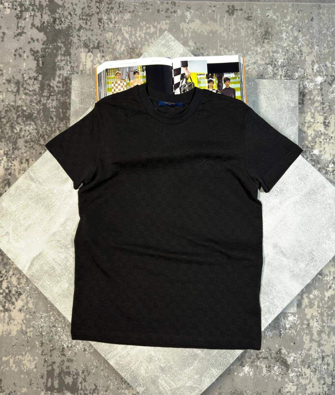 LVE DAMIER TSHIRT - BLACK