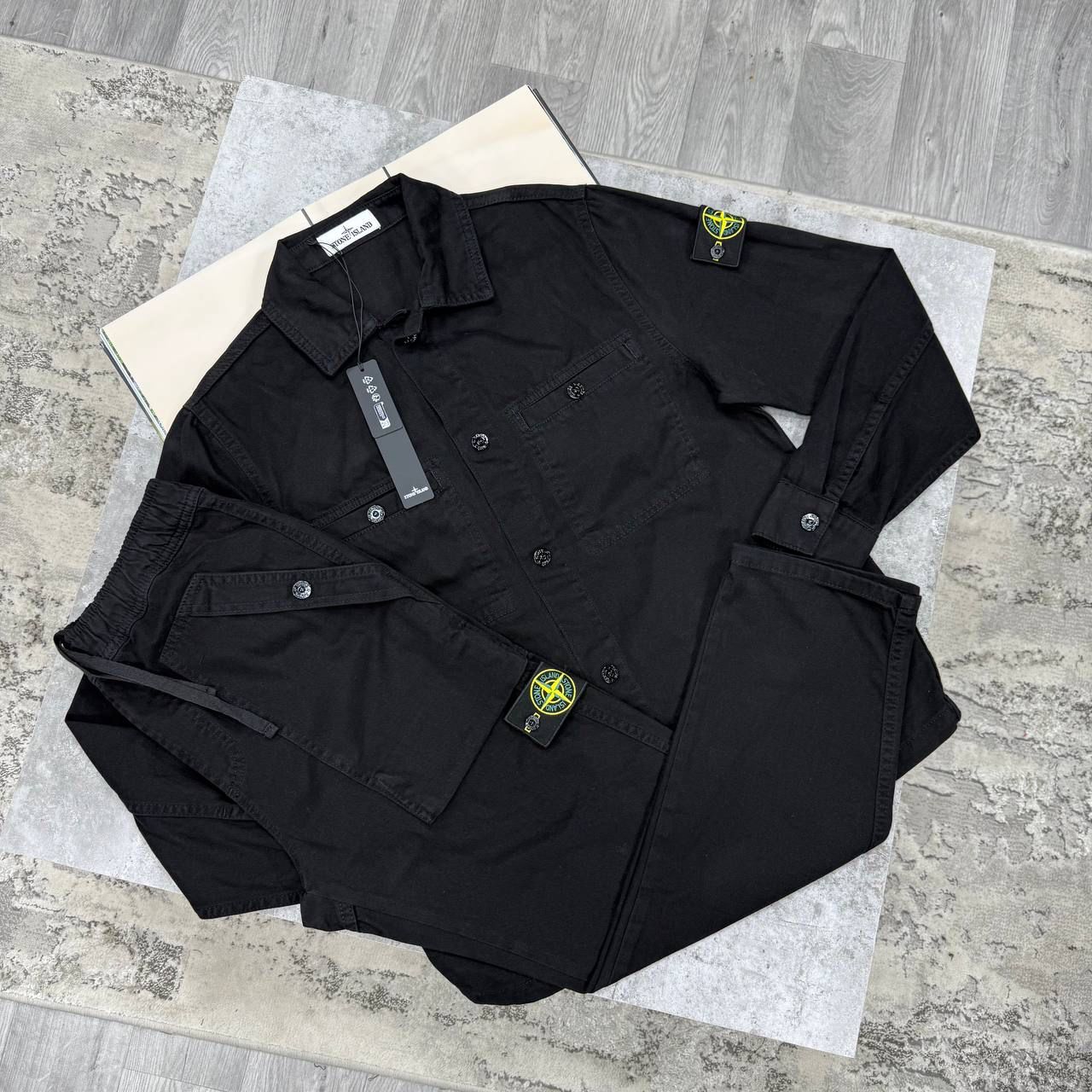 SI COTTON PANAMA SET - BLACK
