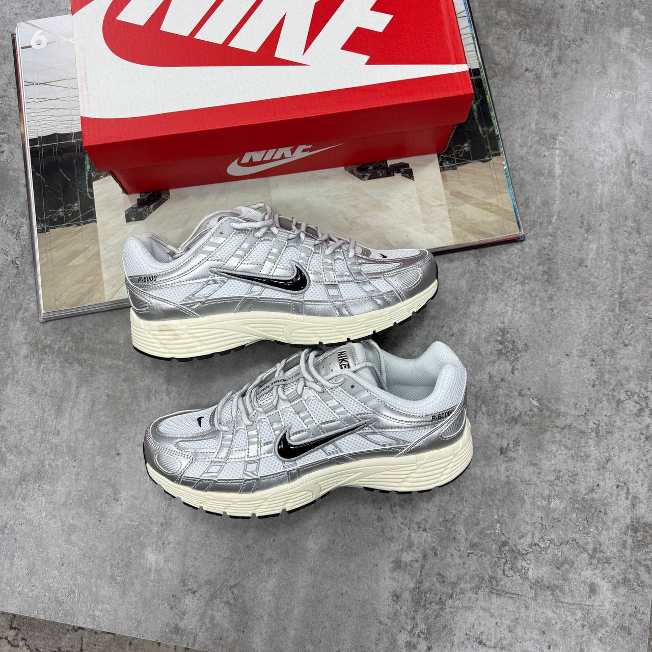 NI P-6000 SNEAKERS - SILVER