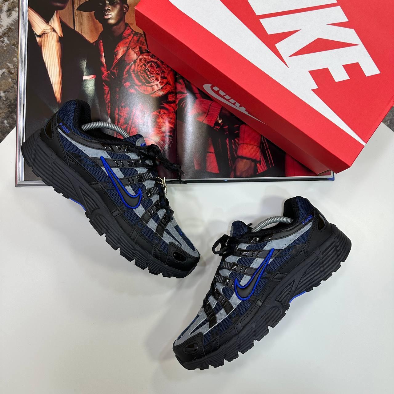 NI P-6000 SNEAKERS - BLACK/GREY/BLUE