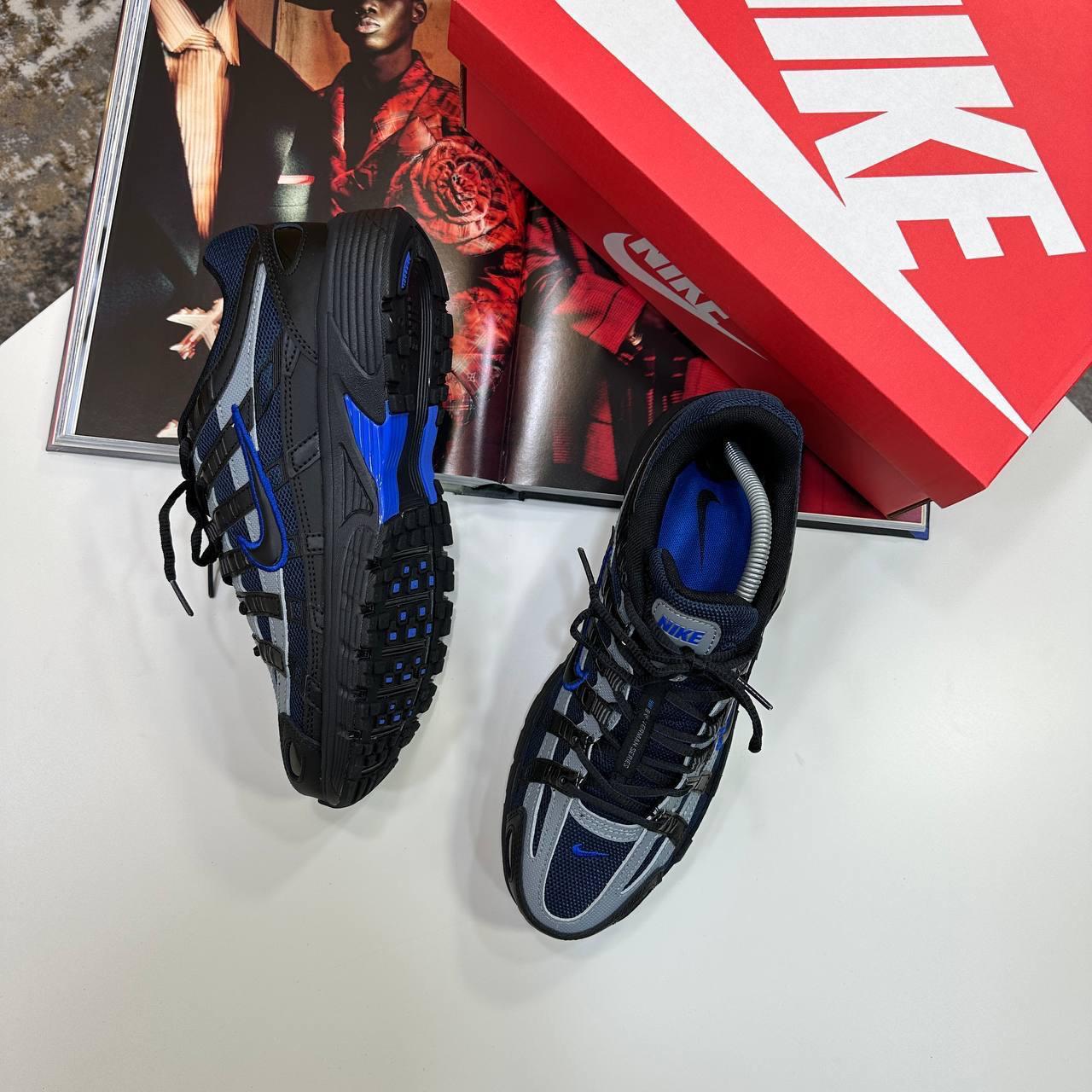 NI P-6000 SNEAKERS - BLACK/GREY/BLUE