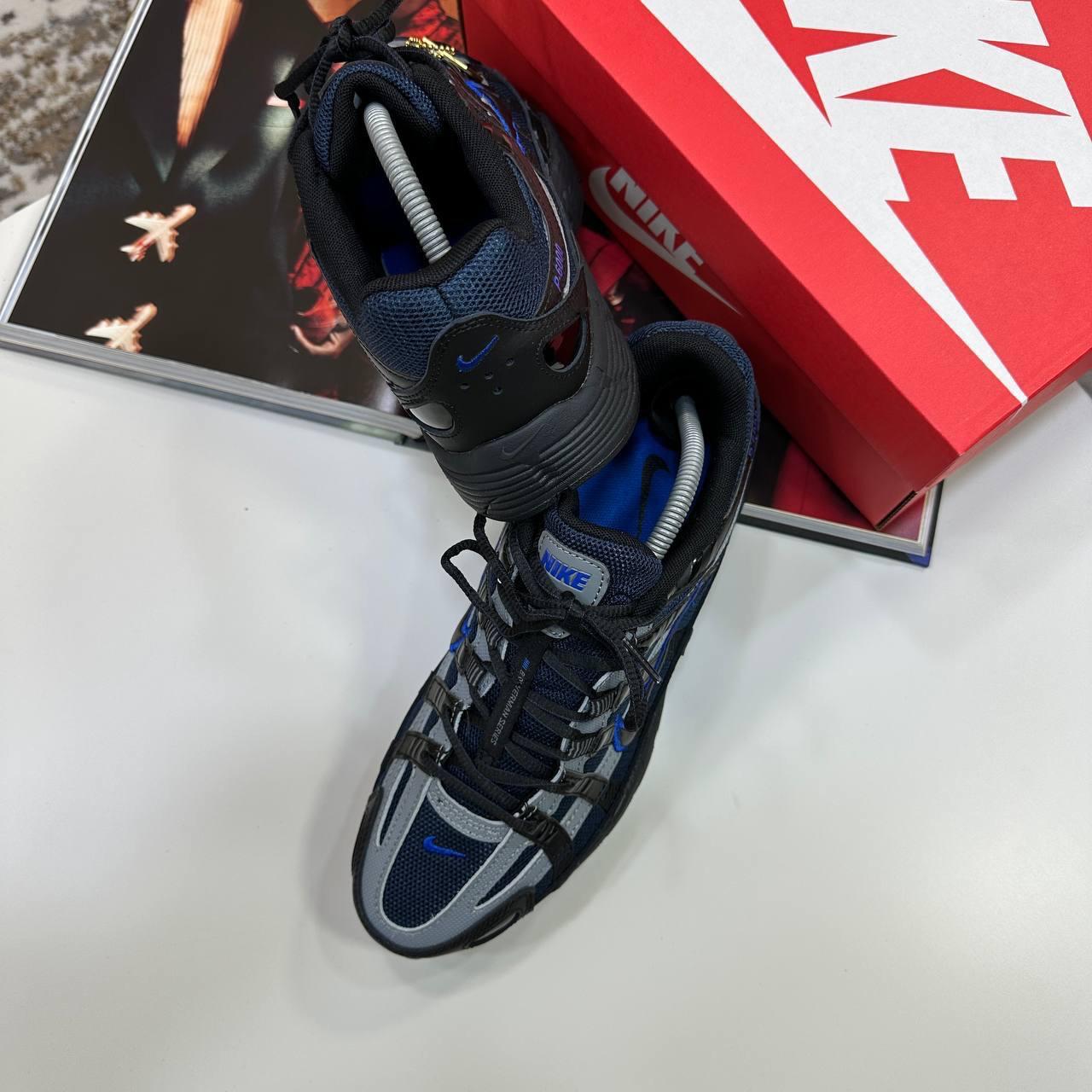 NI P-6000 SNEAKERS - BLACK/GREY/BLUE