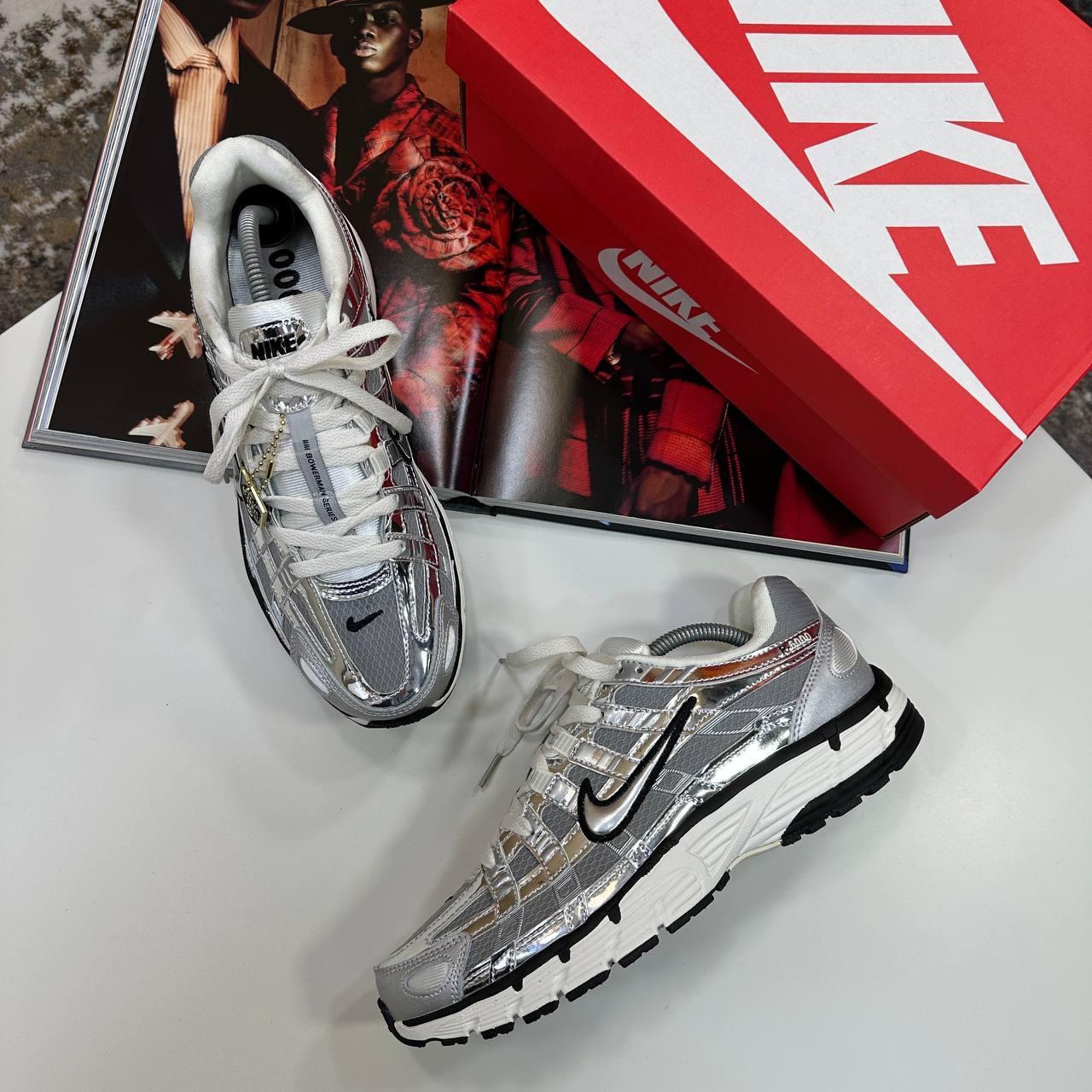 NI P-6000 SNEAKERS - METALLIC SILVER