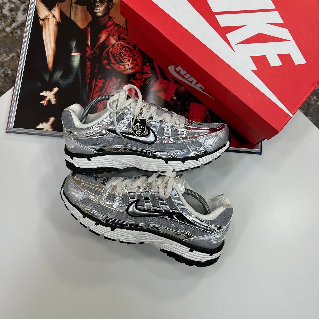 NI P-6000 SNEAKERS - METALLIC SILVER