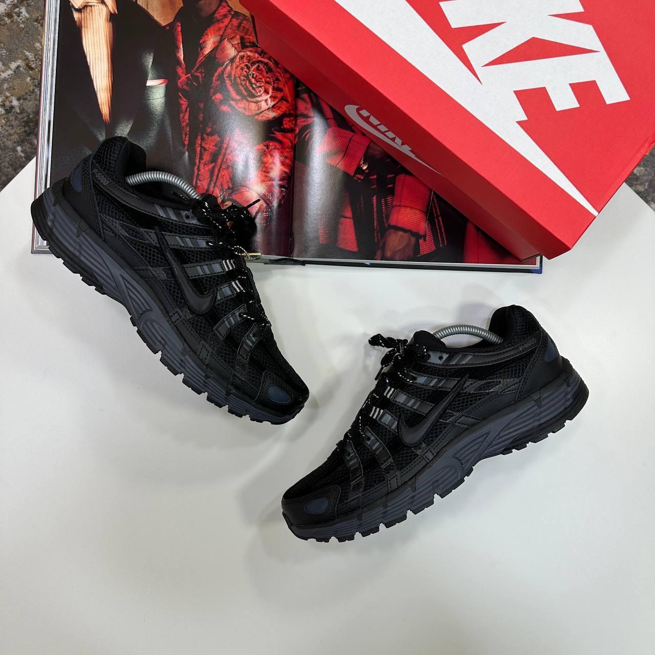 NI P-6000 SNEAKERS - TRIPLE BLACK