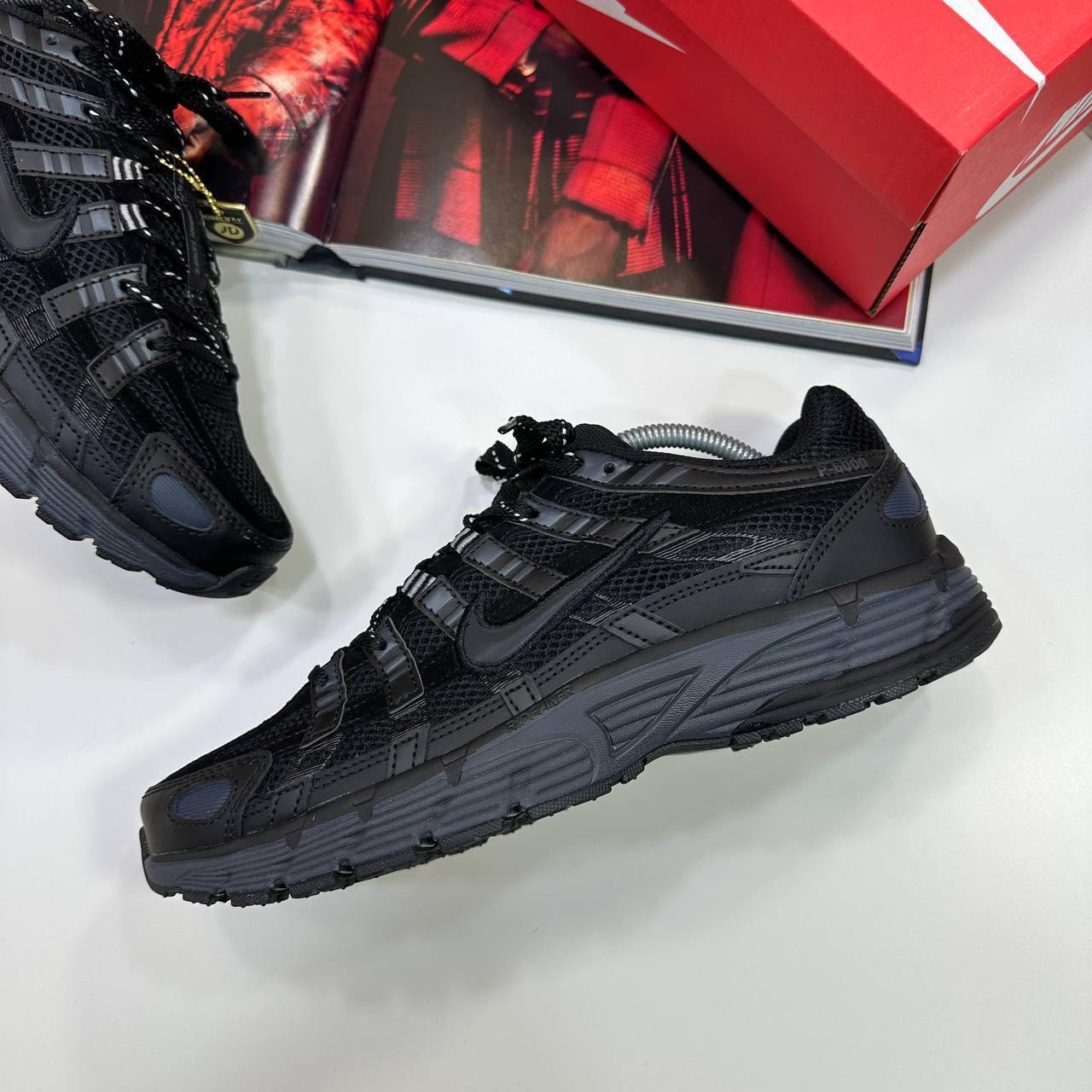 NI P-6000 SNEAKERS - TRIPLE BLACK