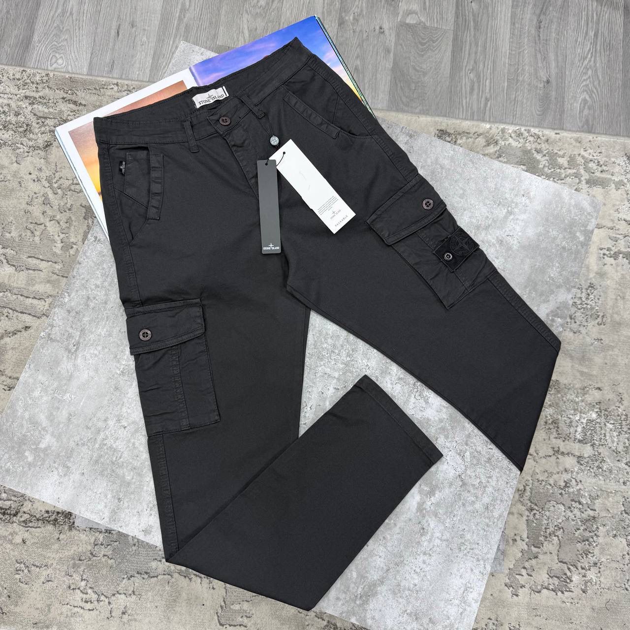 SI CARGOTROUSERS - BLACK