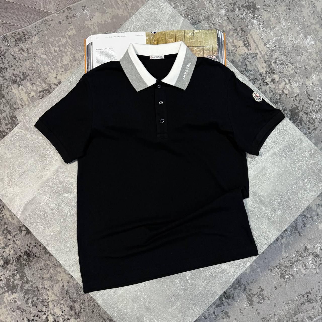 MNCLR COTTON POLO - BLACK