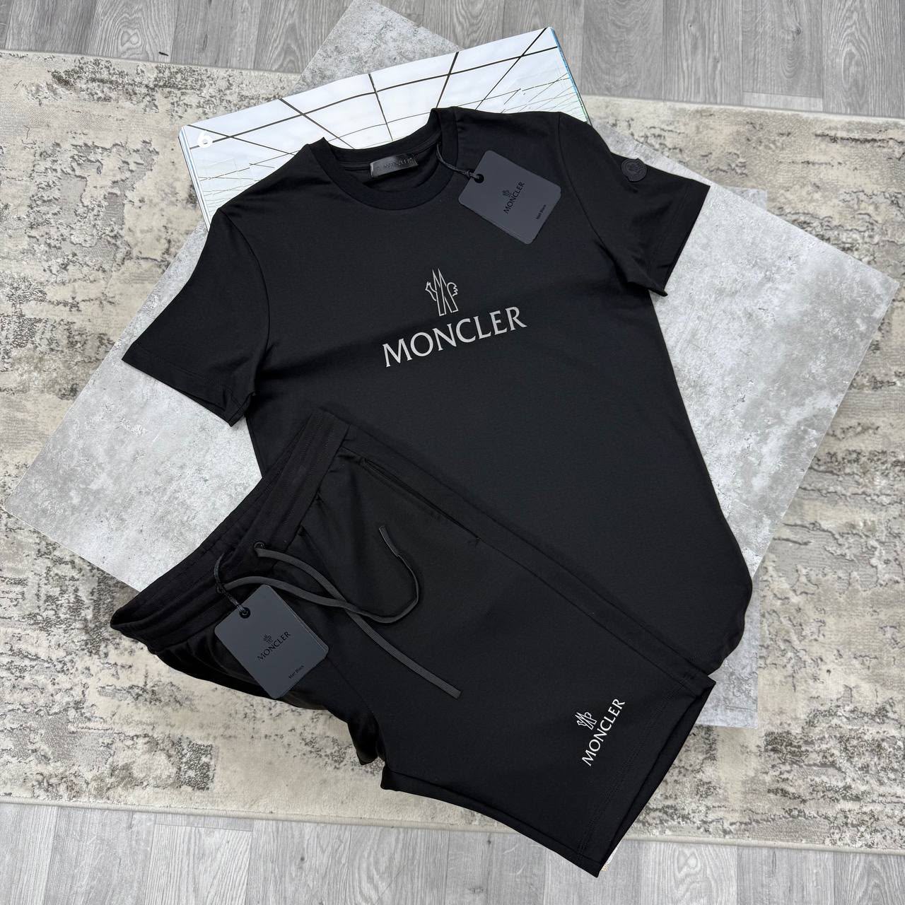 MNCLR REFLECTIVE SHORTS - BLACK