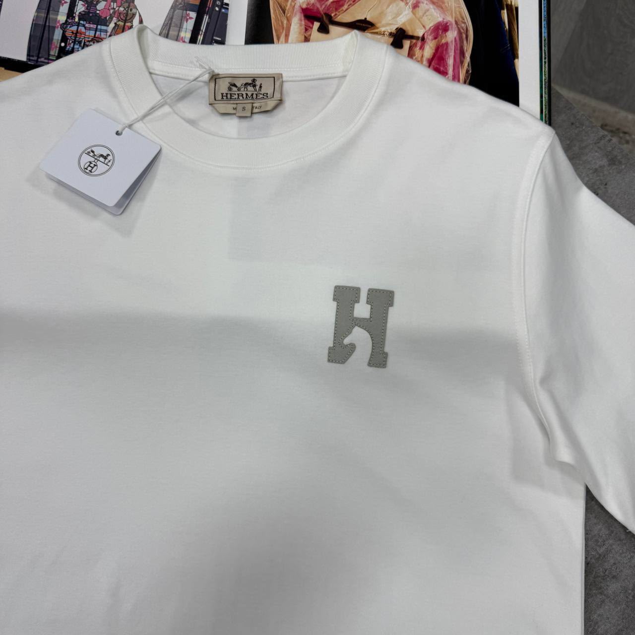 H LOGO TSHIRT - WHITE