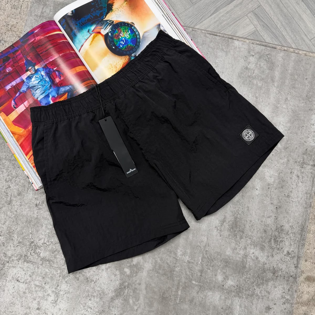 SI SWIM SHORTS - BLACK
