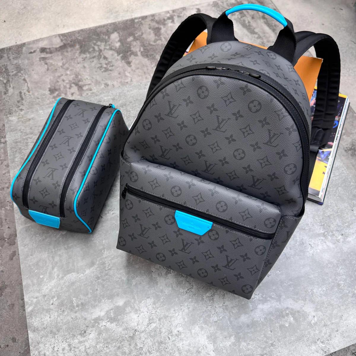 LVE WASH BAG - GREY / AQUA