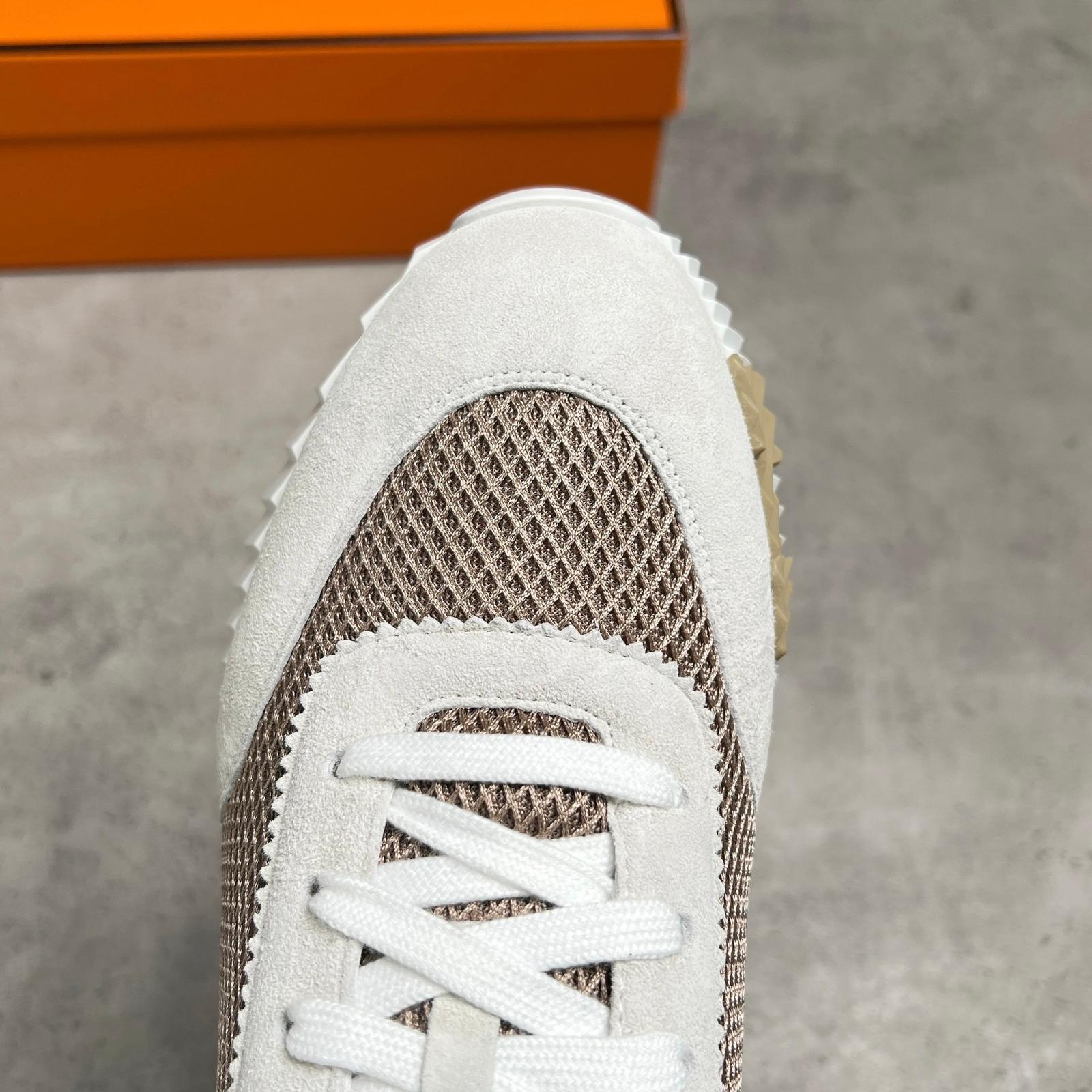 H TRAINER - WHITE / BEIGE