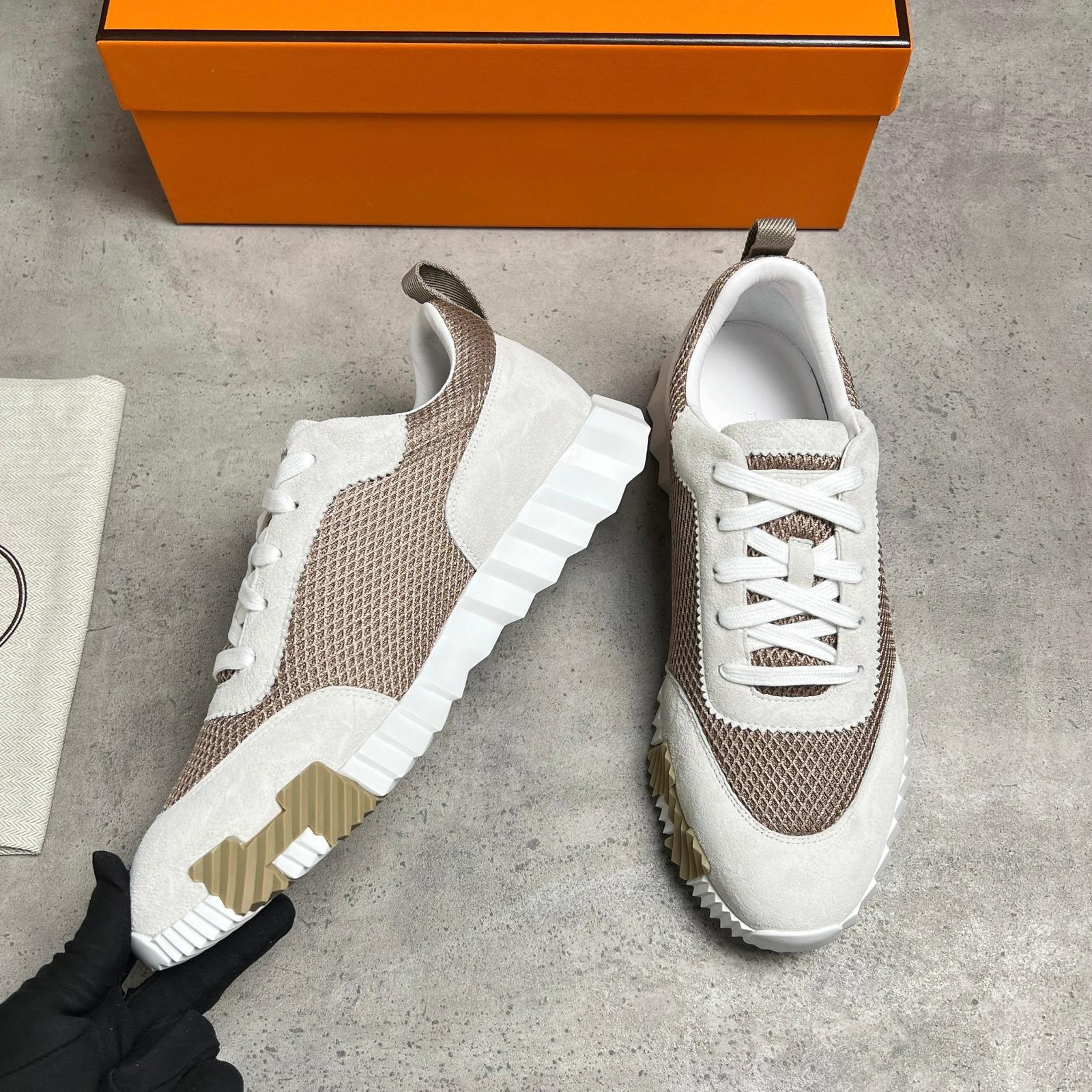 H TRAINER - WHITE / BEIGE