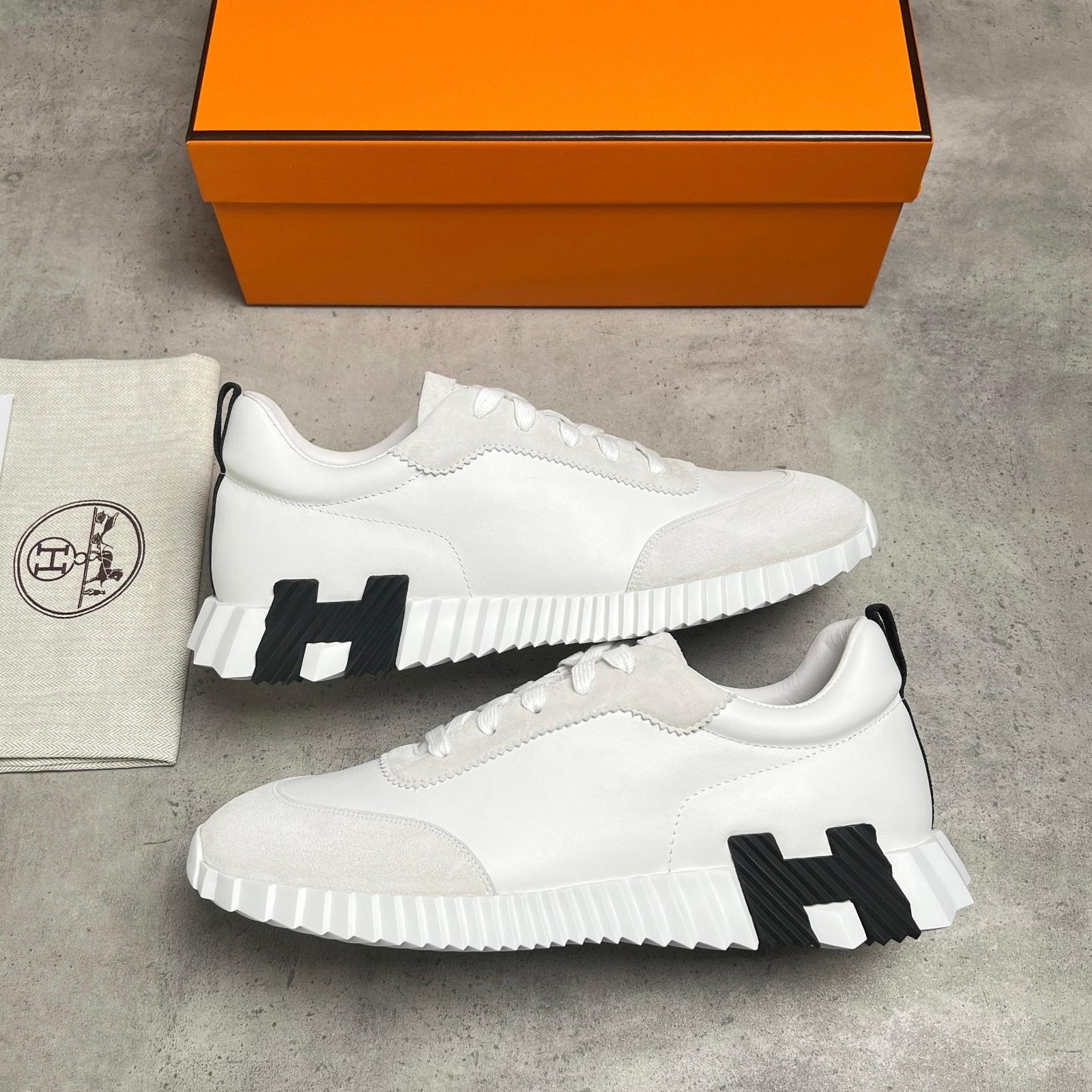 H TRAINER - WHITE / GREY
