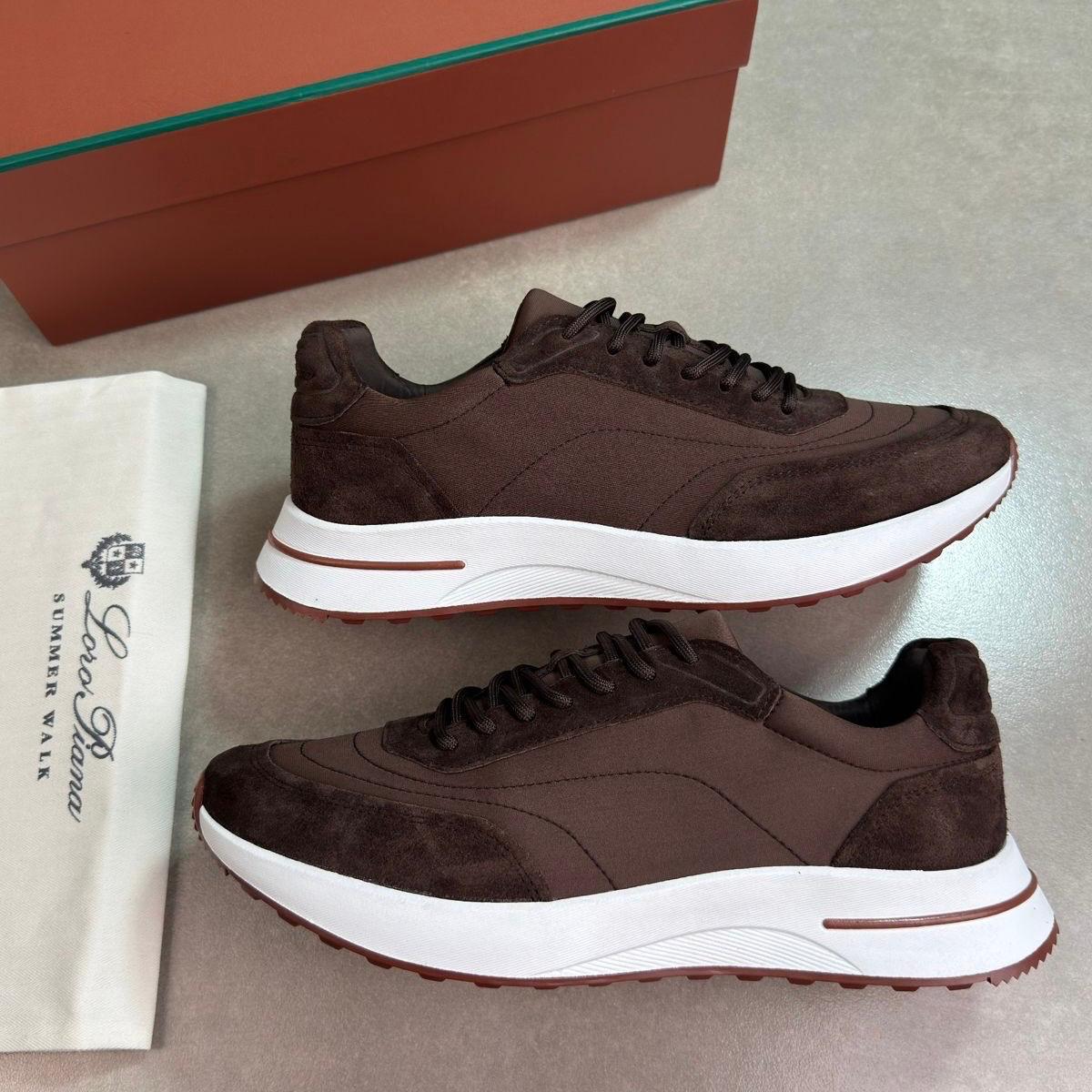 LORO SUEDE TRAINER - BROWN