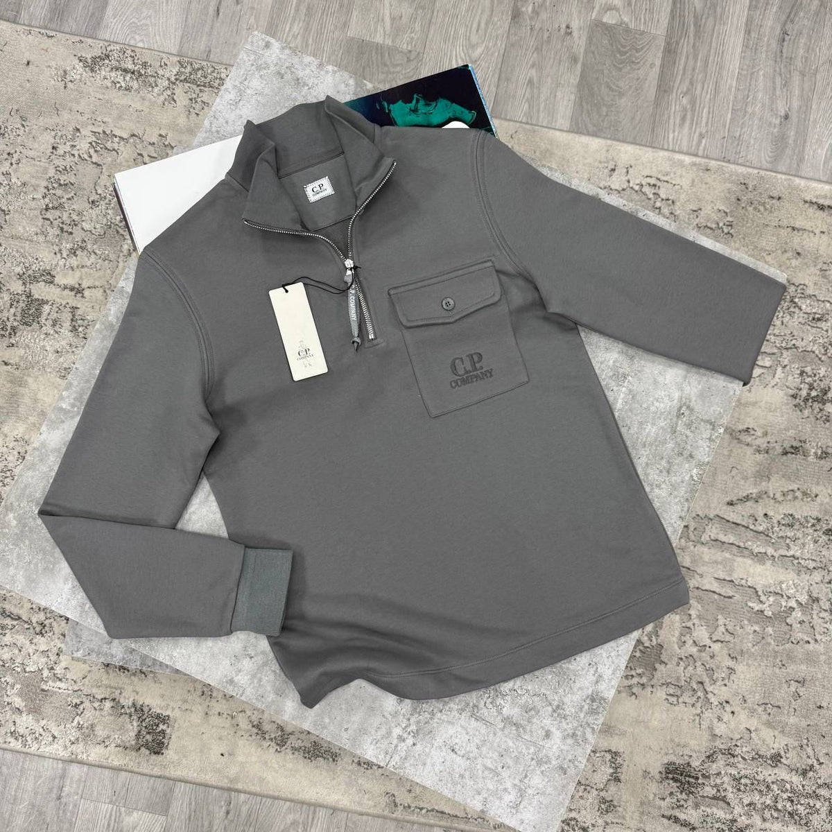 CP HALF ZIP JUMPER - ANTHRACITE