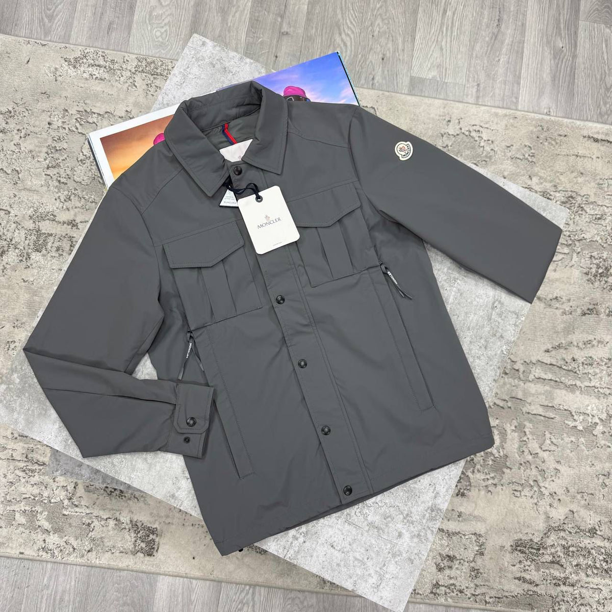 MNCLR OVERSHIRT - ANTHRACITE