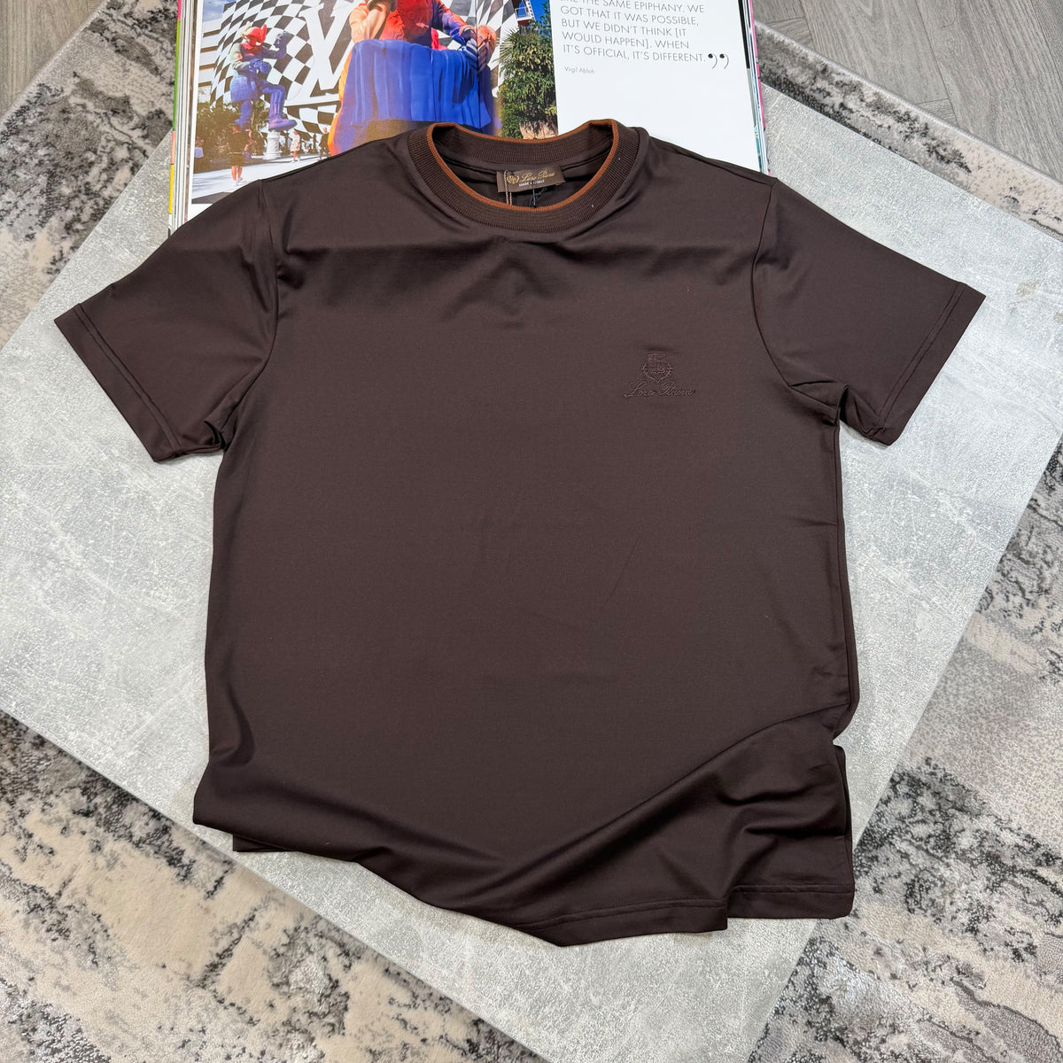 LORO T SHIRT - BROWN