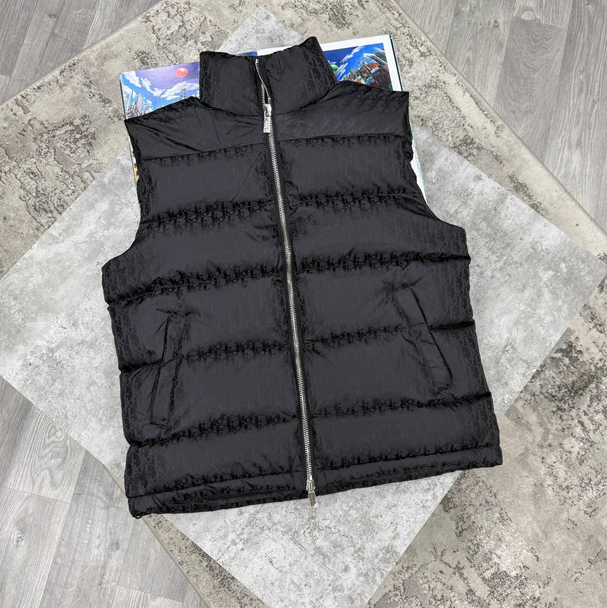 CD OBLIQUE GILET - BLACK