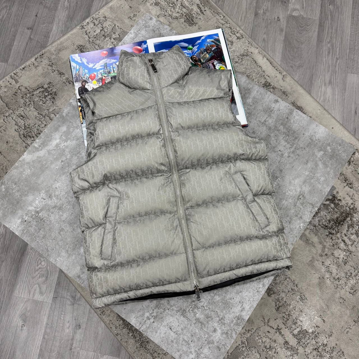 CD OBLIQUE GILET - GREY