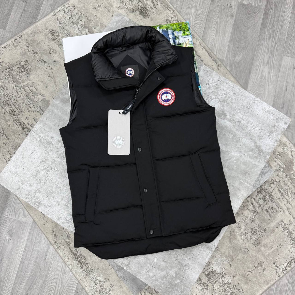 CG GARSON GILET - BLACK
