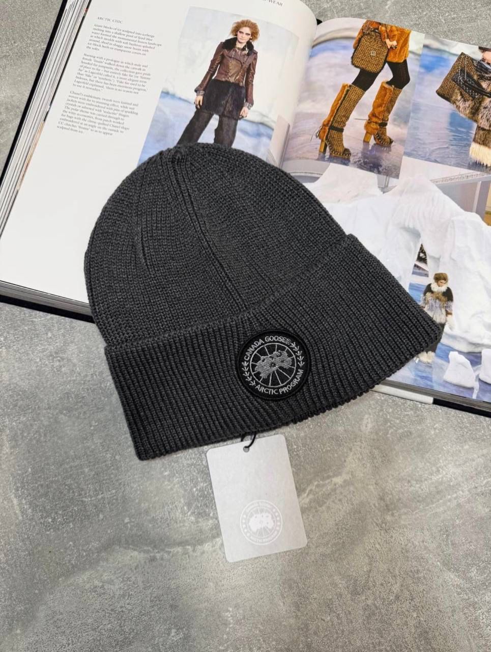 CG BEANIE - ANTHRACITE