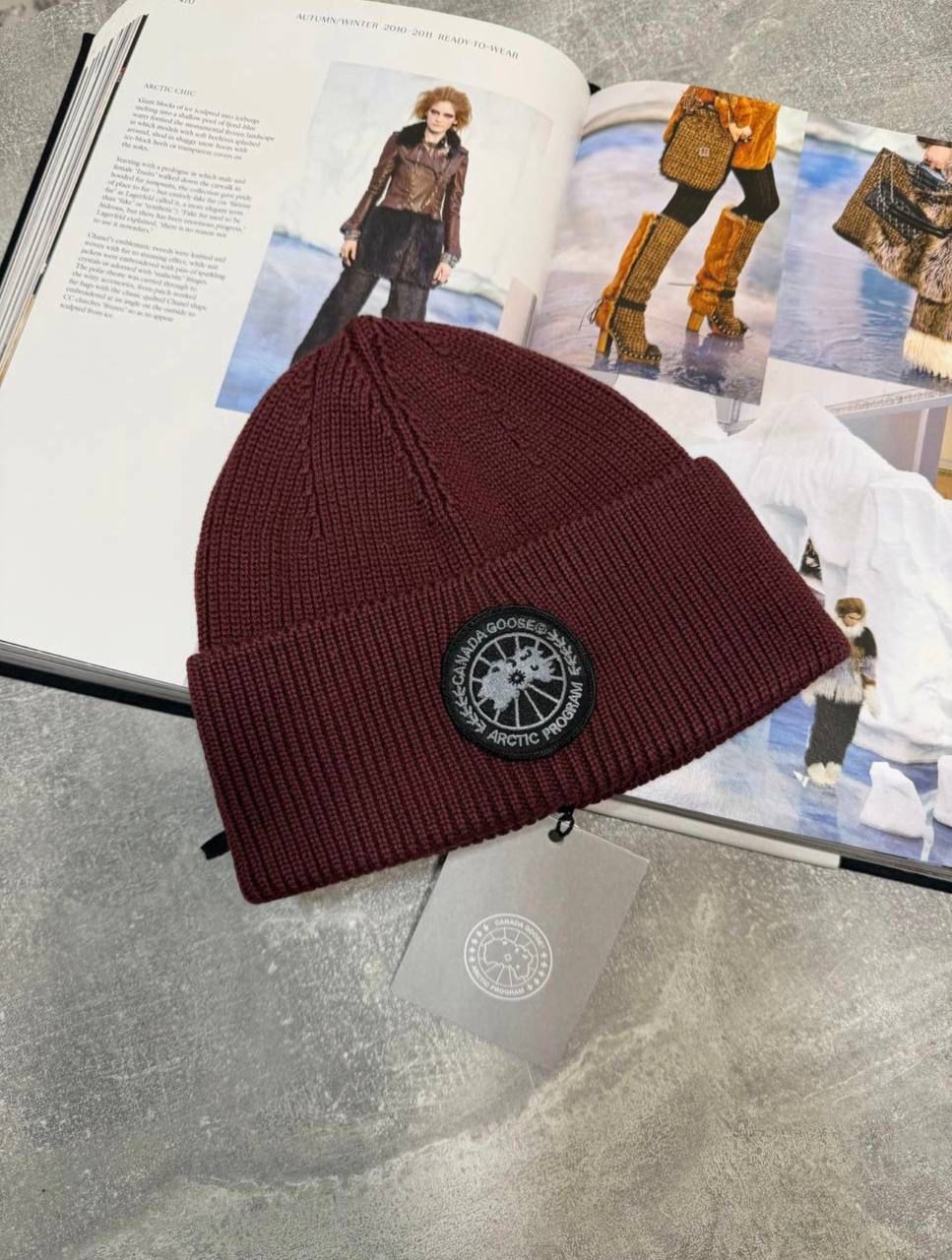 CG BEANIE - BURGUNDY