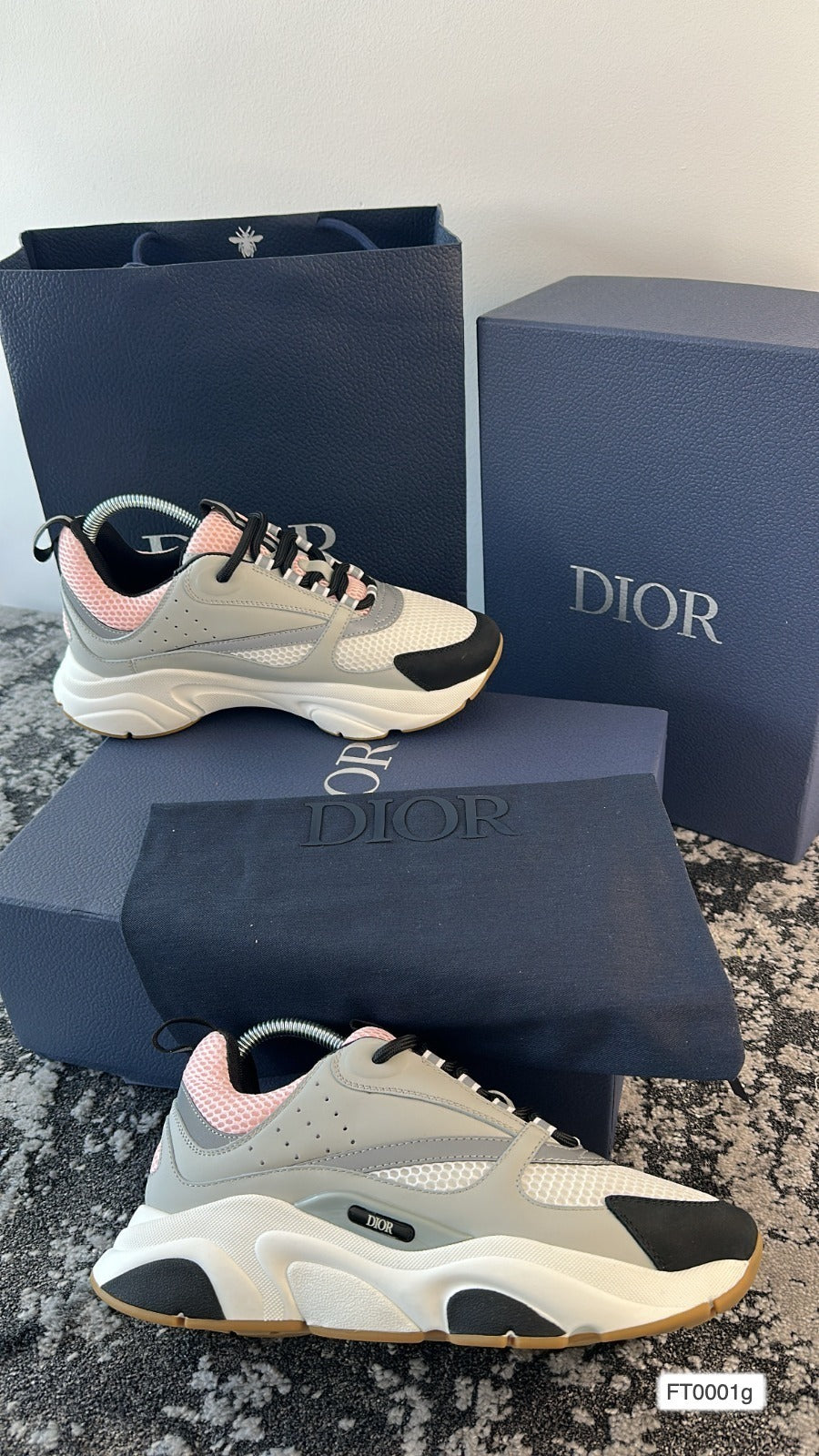 CD B22 SNEAKERS - PINK/GREY/WHITE