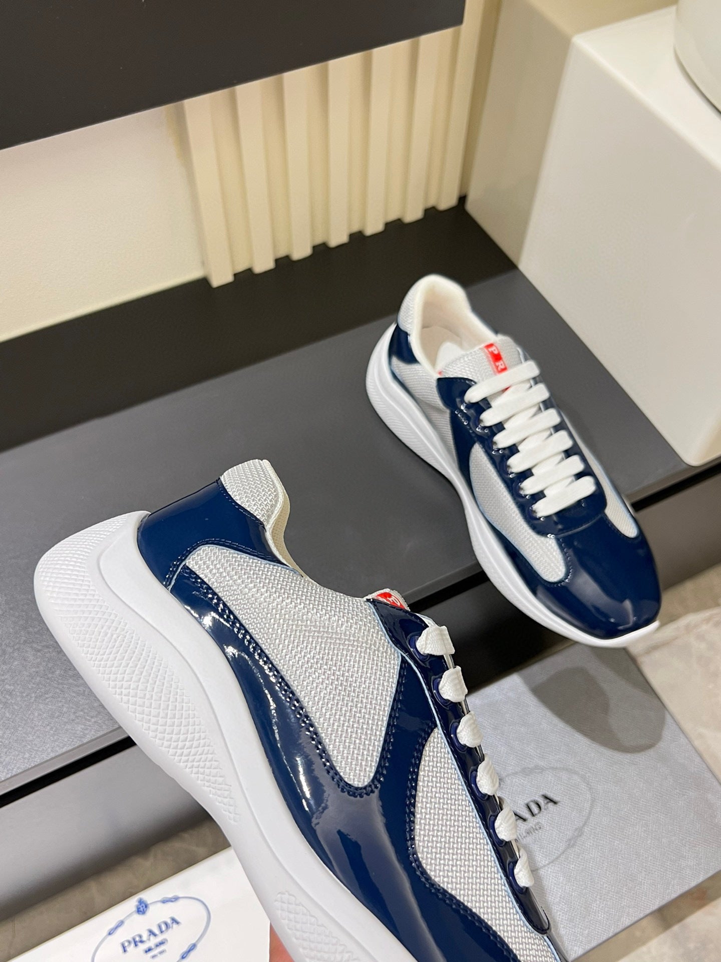 PDA AMERICA'S CUP SNEAKERS - NAVY