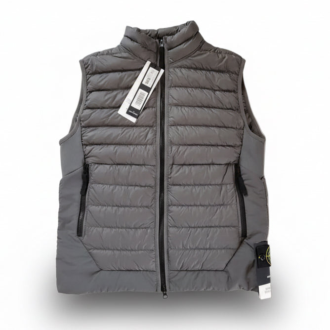 SI MICRO YARN DOWN GILET - DARK GREY