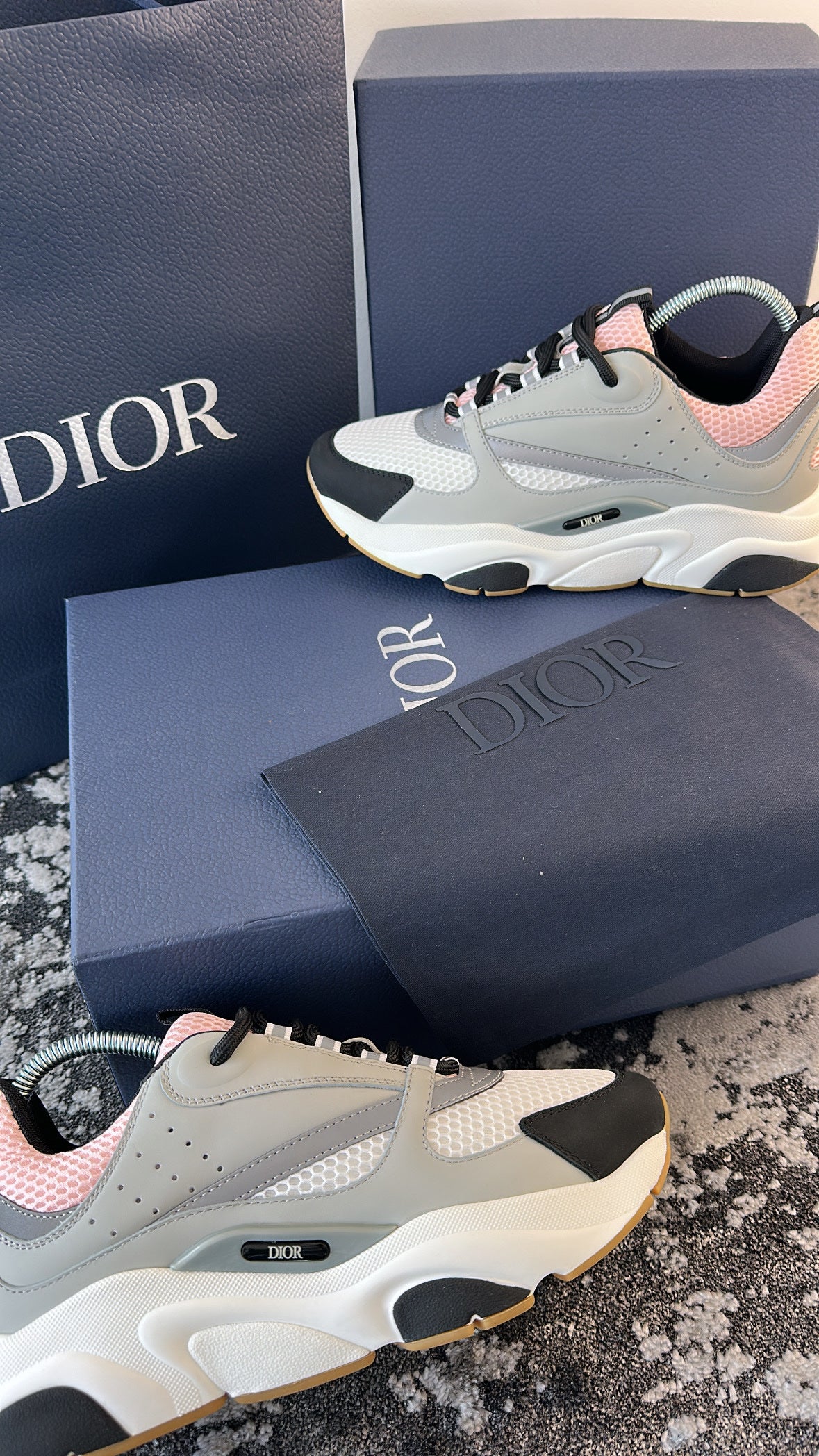 CD B22 SNEAKERS - PINK/GREY/WHITE
