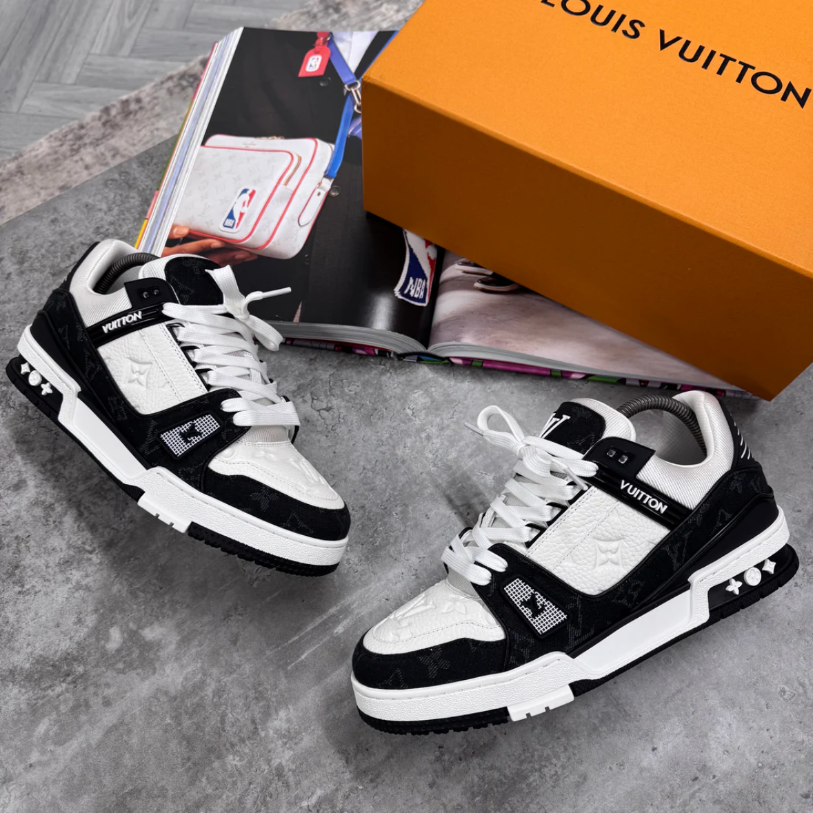 LVE TRAINERS - BLACK / WHITE