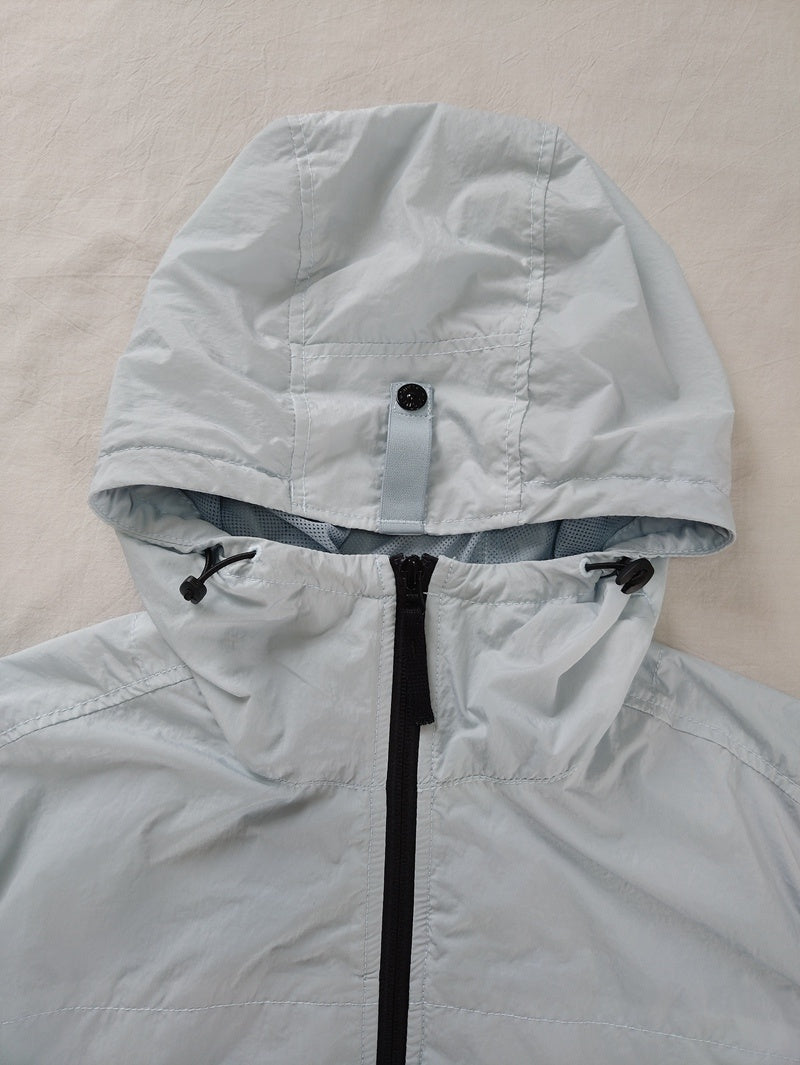 SI CRINKLE REPS WINDBREAKER - LIGHT BLUE