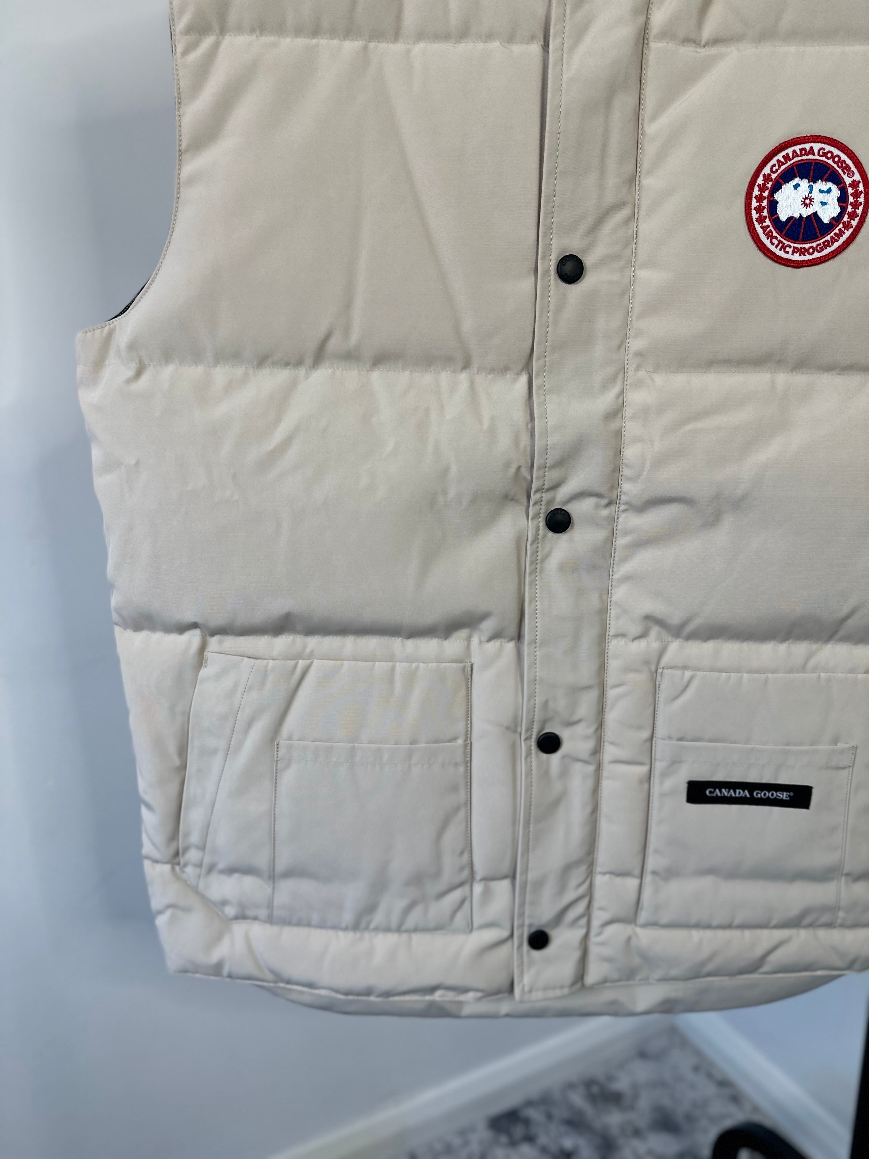 CG FREESTYLE CREW GILET - CREAM