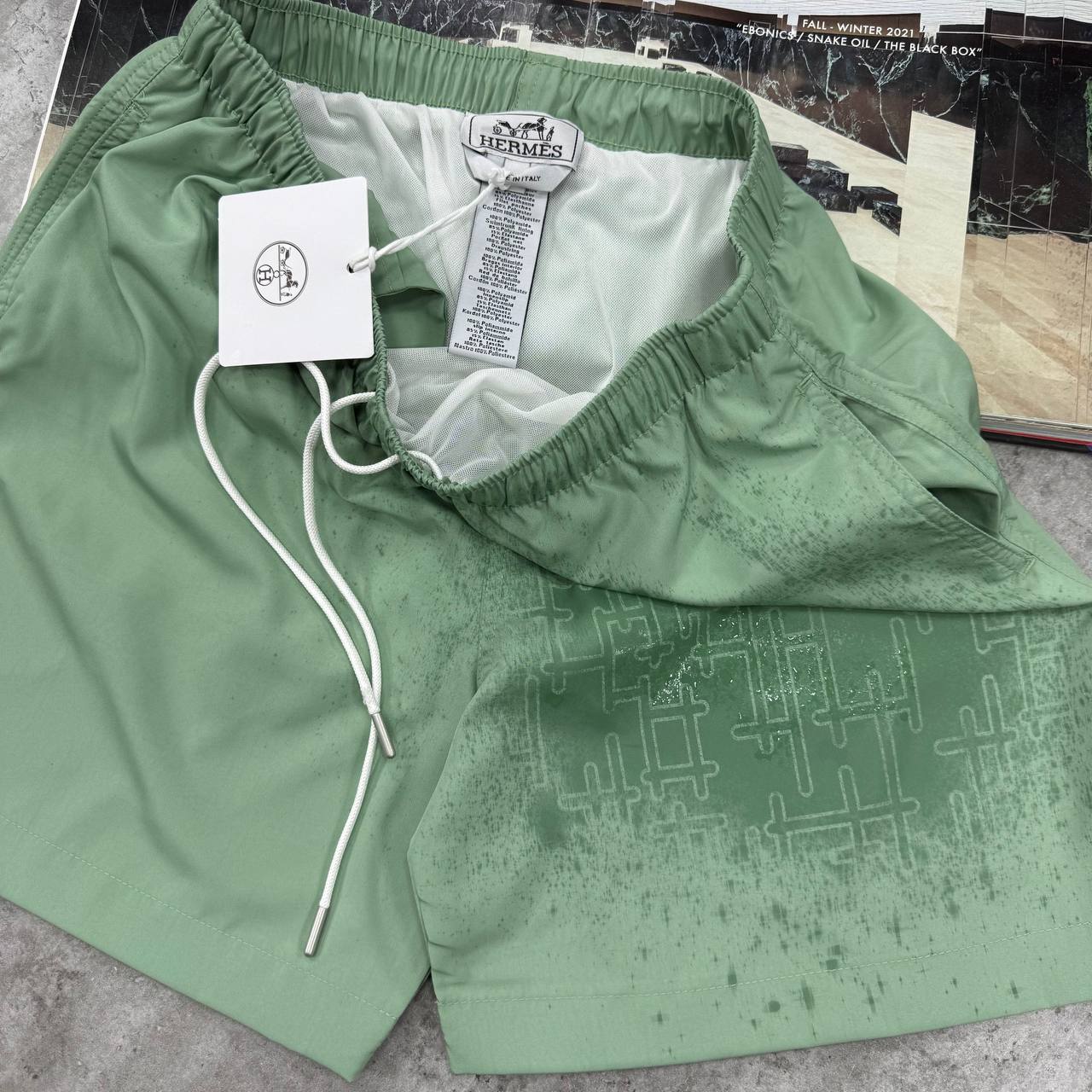 H SWIM SHORTS - GREEN