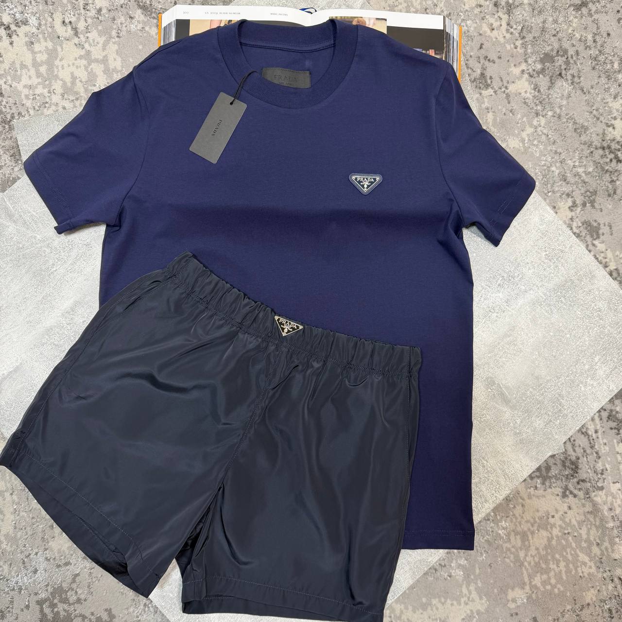 PDA SWIM SHORTS - NAVY