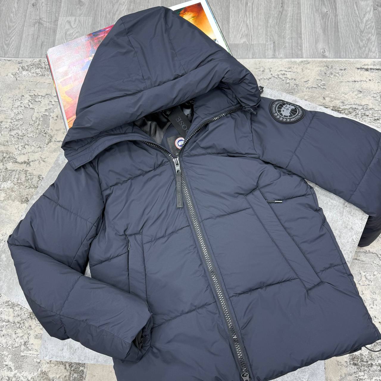 CG CROFTON PUFFER JACKET - NAVY