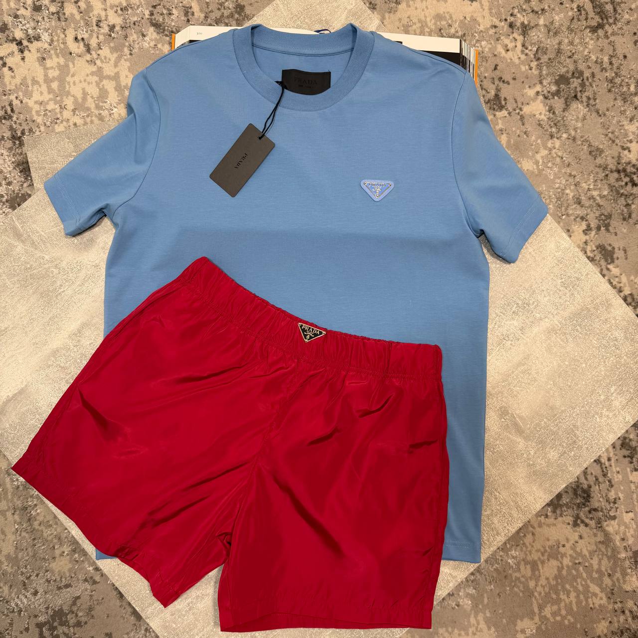 PDA SWIM SHORTS - RED